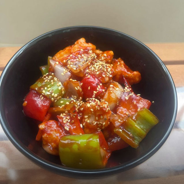 Tatlı eşki soslu tavuk